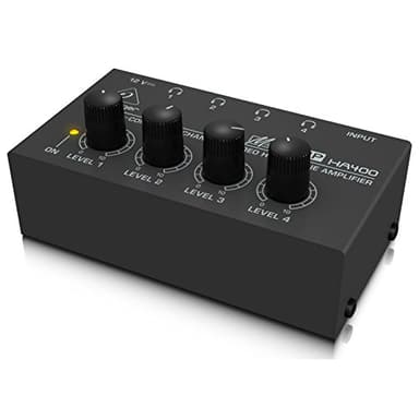 Behringer MICROAMP HA400 Ultra-Compact 4 Channel Stereo Headphone Amplifier