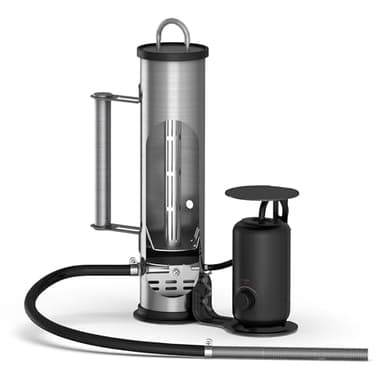 LAZYFOX Smoke Generator for Pellet, Portable Cordless Electric Outdoor Smoker Tube, Wood chips or mix, Hot or Cold Smoking Backyard BBQ, Fit Any Grill or Smoke (Black)