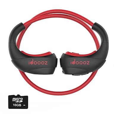 Wireless Bluetooth Mp3 Player Included 16GB Memory, Mp3 Player with Bluetooth Headphones,in-Ear Headphones for Workout,Cordless Sports Ear Buds for Gym Running Jogging(All-in One)