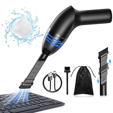 Hayousui 4.3Kpa Keyboard Vacuum Cleaner Mini：Handheld Computer Vacuum Cordless for Car Laptop Sewing Machine Portable Keyboard Vac USB Desk Crumbs Dust Cleaners