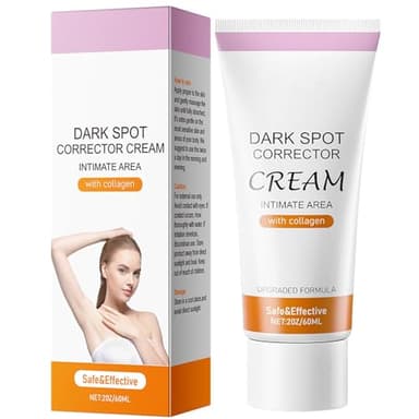 Skin Whitening Cream,Underarm Whitening Freckle Cream,Dark Sopt Corrector for Face and Body,Skin Lightening for Intimate Areas,Armpit and Bleaching,2oz