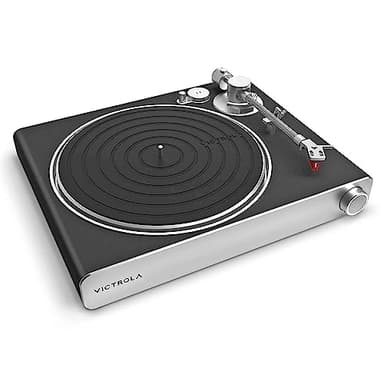 Victrola Stream Carbon Turntable - 33-1/3 & 45 RPM Vinyl Record Player, Works with Sonos Wirelessly, High Precision Magnetic Cartridge, Semi-Automatic, Multiple Connections
