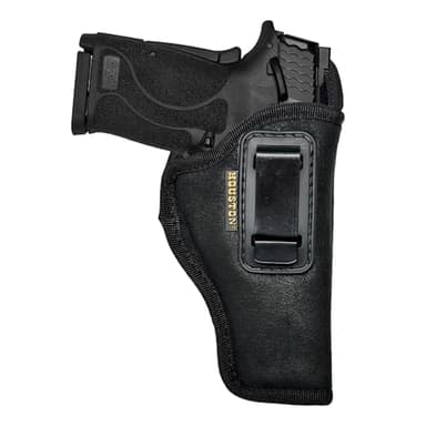 IWB - Houston Gun Holster Faux Leather by Houston Fits: Glock 17/22/31/20/21, H&K USP/P2000, Beretta 92FS, XD, XDM, Ruger 9/40/45//P9S, S&W M&P 9/40/45, SIG P320/2020/250 (Right)