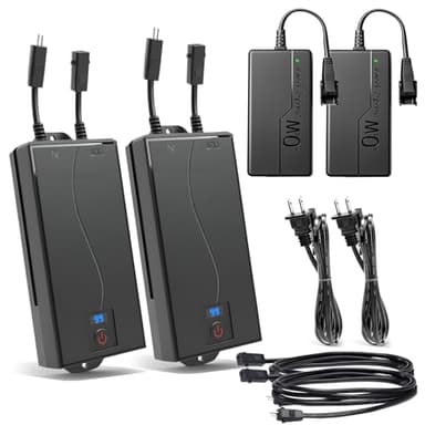 2 Pack Battery Pack for Reclining Furniture - Universal Recliner Battery Pack with LCD Display for Electric Recliners, Sofas, Lift Chairs and Couch - only Compatible with 2-Pin Motion 2500mAh 25.9V