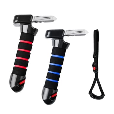 Car Door Handle for Elderly- 2025 New Car Handle Assist, 2 Pack Auto Cane Portable Vehicle Support Handle for Seniors and Handicapped, Max Load 450 Lbs, Anti-Slip Design