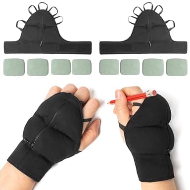 Noah Baby Weighted Gloves for Tremors, Wrist Weights for Hand Tremor and Parkinsons Patients, Adjustable Steady Hand Aids, Gifts for People with Parkinsons