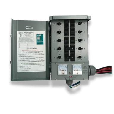 Connecticut Electric EmerGen Transfer Switch - 50 Amp, 10-Circuit, 12500 Watts, for Generator (Transfer Switch Only)