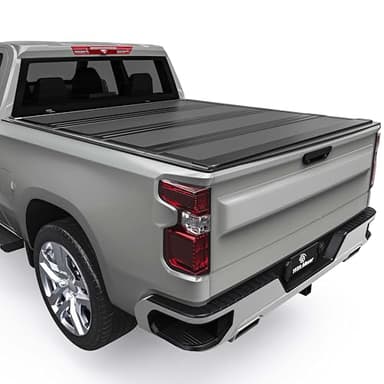 YITAMOTOR Low-Profile Hard Quad-Fold Truck Bed Tonneau Cover Compatible with 2019-2026 Chevy Silverado/GMC Sierra 1500 New Body Style with 5.8 ft Bed Without Multi-Flex Tailgate