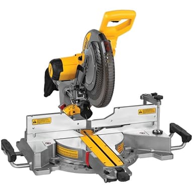 DEWALT Miter Saw, 12 Inch Double Bevel Sliding Compound Miter Saw, Includes Blade Wrench and Clamp, Increased Crosscut Capacity, Powerful 3800 RPM Motor 15 Amp (DWS779)