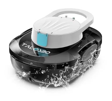 TALOSBO S1 PRO Cordless Pool Vacuum – Powerful Robotic Cleaner for Above-Ground Pools up to 1076 Sq.ft, 120-Min Runtime, 2.5H Fast Charging, Smart Auto-Parking Design
