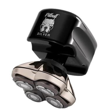 Skull Shaver - Pitbull Silver PRO SX5 Head and face Shaver