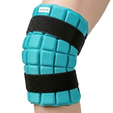 Comfcube Ice Pack for Knee Pain Relief, 2 Hours Long Lasting Cold Pack for Knee Injuries, Cold Therapy Flexible Ice Pack Wrap for Knee Replacement Surgery, Swelling, ACL, Meniscus Tear