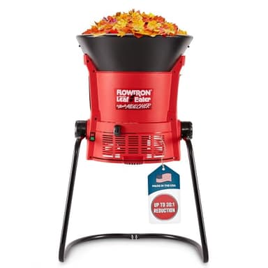 Flowtron Electric Leaf Mulcher & Shredder | Portable Garden Grinder & Chipper for Wet/Dry Leaves, Grass & Pine Needles | Freestanding, Upto 30:1 Mulch Ratio, Adjustable Coarseness
