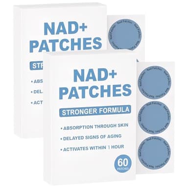 NAD Patches for Women | 120 Count | NAD+ Patch for Anti-Aging and Wellness Support | with CoQ10, Nicotinamide, Vitamin C, Biotin | 120 Day Supply (2)
