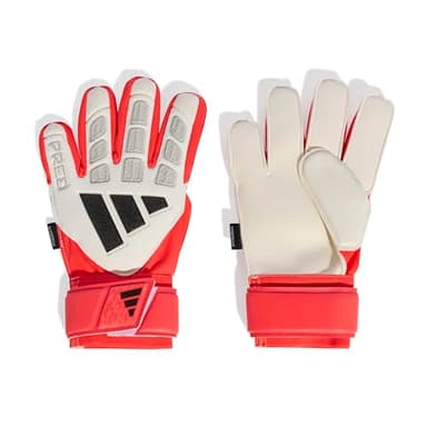 adidas Unisex Gl Match Fingersave J, White/Lucid Red/Black, 5