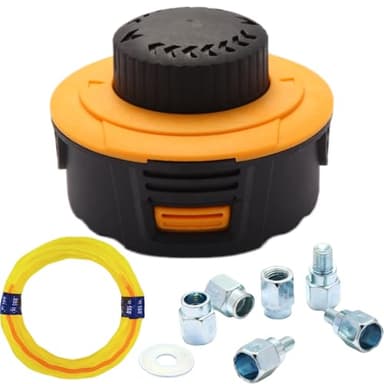 Quintillus H02 Weed Eater Head Universal Trimmer Head String Trimmer Head Bump Feed Weed Wacker Head Grass Trimmer Head Replacement for Weed Warrior, Echo, Husqvarna, Comes with .095 Trimmer Line