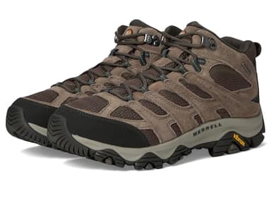 Merrell Men's Moab 3 Mid Waterproof Hiking Boot, Boulder, 10