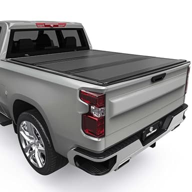 YITAMOTOR Low-Profile Hard Tri-Fold Truck Bed Tonneau Cover Compatible with 2019-2026 Chevy Silverado/GMC Sierra 1500 New Body Style with 5.8 ft Bed Without Multi-Flex Tailgate