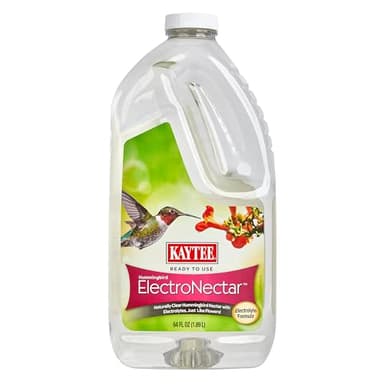 Kaytee Hummingbird ElectroNectar Wild Bird Food, Ready to Use, 64 Ounces