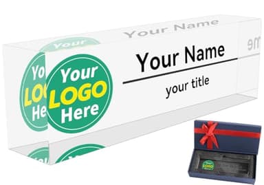 MXZLBY Name Plate for Desk Personalized | Office Gifts | Office Decorations for Work | Custom Your Logo Name Plates for Desks | Desk Decorations for Women Office or Occasion Gift