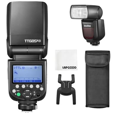 Godox TT685II-N Flash for Nikon Camera Flash Speedlite, E-TTL 2.4G Wireless GN60 HSS, 2.4G Wireless X System Compatible with Nikon D800 D700 D7100 D7000 D5200 D5000
