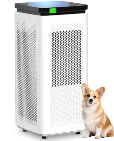 Air Purifiers for Home Large Rooms up to 3500 Ft², H13 True HEPA 0.1 Micron 99.97% Filtration with Carbon Filter, 235 CFM CADR, Removes Allergens, Pet Odor, Smoke, VOCs, 30dB Sleep Mode, PM2.5 Display