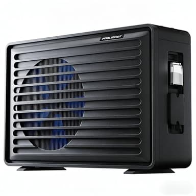 POOLTOHOT Pool Heater for Inground Pools and Above Ground Pool, 58000 BTU Electric Pool Heater Build-in Advanced Compressor from Japan for Heating and Cooling, Pool Heat Pump with Smart WiFi Control