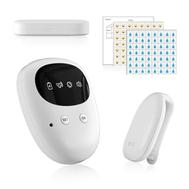 Wireless Bedwetting Alarm for Boys and Girls USB-C Rechargeable, High Sensitivity, Loud Sound, Strong Vibration, Pee Alarm, Bedwetting Solutions, Potty Training for Kids
