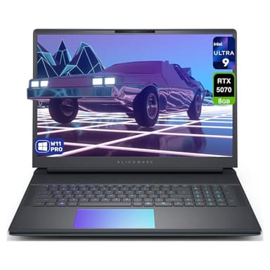 Dell Alienware 18 Area 51 Gaming Laptop, Intel Ultra 9-275HX, 64 GB DDR5 RAM, 2 TB PCIe SSD, 18" QHD+ (2560x1600) 300Hz Display, Nvidia G-Force RTX 5070, Backlit Keyboard, W11 Pro, Liquid Teal