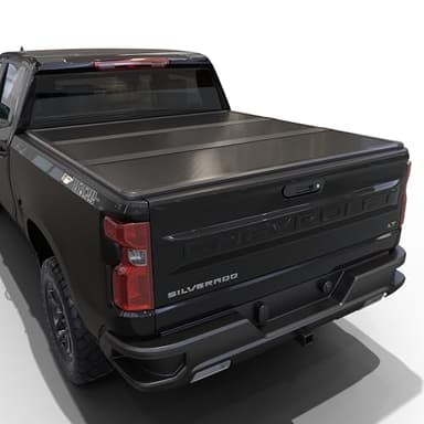 Calffree Hard Tri-Fold Truck Bed Tonneau Cover Compatible with 2007-2026 Chevy Silverado/GMC Sierra 1500 5.8ft Bed (69.6")