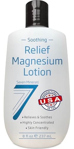 Seven Minerals Magnesium Non-Greasy Lotion with Skin Friendly Ingredients - 8 fl oz