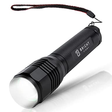 Bright Light LED BW1 AA Battery Flashlight – 1000 Lumens, IP65 Waterproof Aluminum LED Flashlight for Home, Car, Camping, and Emergency Use, Durable Light for Power Outages and Outdoor Use