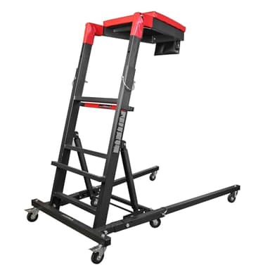 Jack Boss Topside Creeper for Truck, 48-70 Inch Adjustable Automotive Engine Creeper with 6-Wheel Design，441 lbs Capacity for Home Garage, Workshop Repair Maintenance