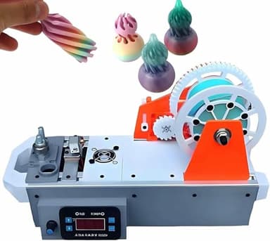 3D Desktop Filament Maker Machine, Pultrusion of 3D Filaments from Plastic Bottles, Printer Filament Making Machine with Digital Temperature Control-