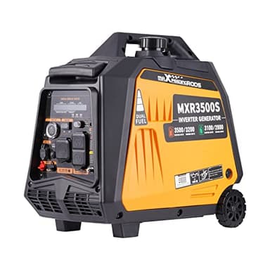 MaXpeedingrods 3500 Watt Dual Fuel Inverter Generator, Remote/Electric Start, Gas and Propane Powered for Home Backup Power, Outdoor Camping, RV Ready, EPA Compliant, Digital Display