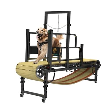 PawPaw's Dog Treadmill for Large Dogs, Medium Dogs. Dog Slatmill for Healthy & Fit Dog Life, Dog Treadmill for Indoor & Outdoor (Medium)