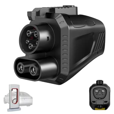 2026 Upgraded Tesla Supercharger to CCS1 Charger Adapter, [Max 500A 1000V] Fast Charge Electric Vehicle Charging Adapter, NACS to CCS Electric Vehicle Adapter Fit for All Ford EVs, GM, Rivian