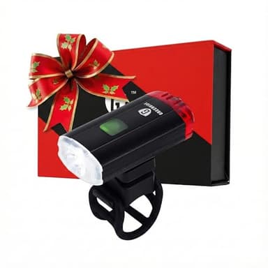 Greerride Rechargeable Bike Helmet Light - Night Riding Bicycle Helmet Light and Safety Cycling Accessories, Mountain Biking and Motorcycle LED Flashlights with Flashing and Steady Modes