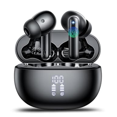 VEKJ Ai Translation Earbuds Real Time with Audio and Video Calls, 3-in-1 Buletooth 5.4 Translator Earbuds with 164 Languages/6 Translation Modes/No Subscription Required, 42H Translatior Headphones