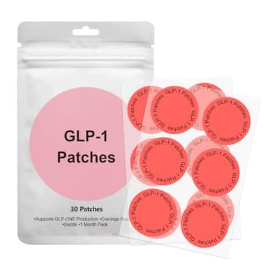 USHJNV GLP-1 Patch -8-Hour Long-Lasting Formula Support - Suitable for Men and Women's Body Care Patches - can be Applied to Various Parts of The Body -30 Pieces Set.