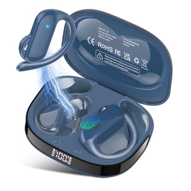 DUSONLAP Ai Translation Earbuds Real Time,3-in-1 Buletooth 5.4 Translator Earbuds with 164 Languages/6 Translation Modes/No Subscription Required, 32H Translatior Headphones, Dark Blue