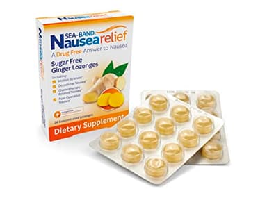 Sea-Band Ginger Lozenges, Drug and Sugar Free, for Motion Sickness and Nausea Relief*