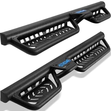 OTHOWE Running Boards Compatible with 2018-2026 Jeep Wrangler JL 4 Doors, Two-Stair Side Steps Truck Nerf Bars, Wrangler JL Side Steps Truck Step Bars Made with Carbon Steel.