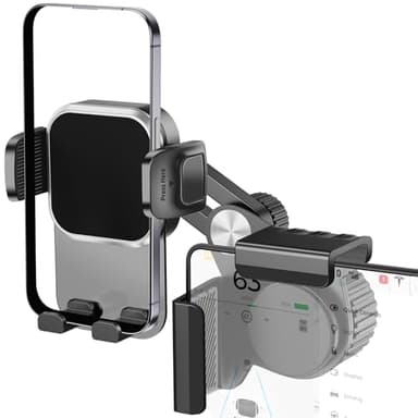 BSADIY Phone Mount for Tesla Model 3/Y Accessories 2025, Adjustable Universal Phone Holder for Tesla Model 3/Y/Cybertruck Screen, Non-Adhesive Car Mount Fits All Smartphone