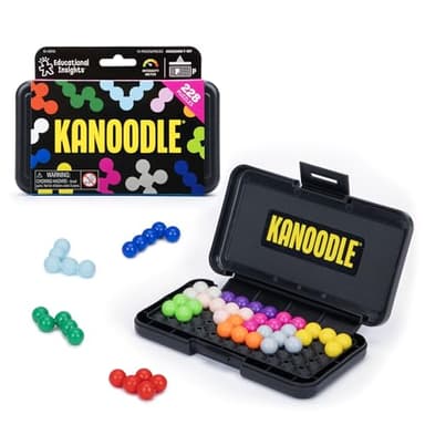 Educational Insights Kanoodle - 3D Brain Teaser Puzzles for Kids, Spatial Puzzle Games for Adults, Teens and Kids, Problem Solving Toys and Logic Puzzles, Single Player Games