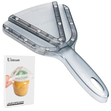 Uinxan Jar Opener for Weak Hand & Seniors with Arthritis,Easy Twist Off Bottle Caps,Patent | Unique Kitchen Gadgets, Christmas Gifts for Elderly/Women/Men (Blue)