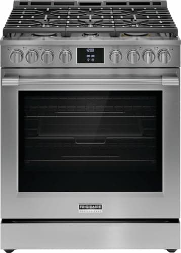 Frigidaire PCFG3080A Professional 30 Inch Wide 6 Cu. Ft. Free Standing Gas Range with Temperature Probe and No Preheat - Stainless Steel