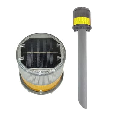 GLOWMAX, Bird Deterrent Device, Nighttime Solution to Repel Geese and Ducks from Lawns, Flashing Night Light Disrupts Sleeping to Discourage Nesting, Set of 1