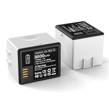 OHZHAO 2pack 2026 Upgrade 3800mAh for Arlo pro Battery, High Capacity Long Lasting Battery Rechargeable Lithium 7.2V Battery for Arlo Pro/Pro 2 Camera