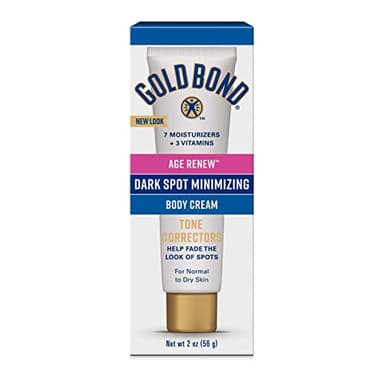 Gold Bond Age Renew Dark Spot Minimizing Age Renew Body Cream, 2 oz., With No Bleaching Agents